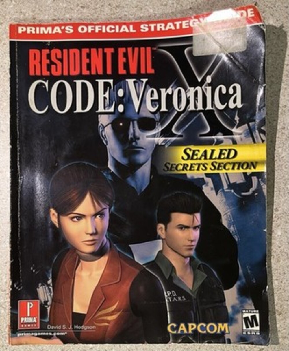 Resident Evil Code: Veronica X Prima Official Strategy Guide Book Used NO POSTER